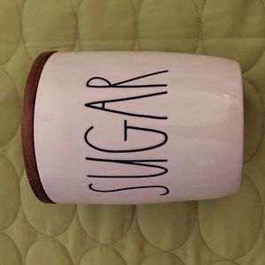 Rae Dunn Sugar Canister with wooden lid